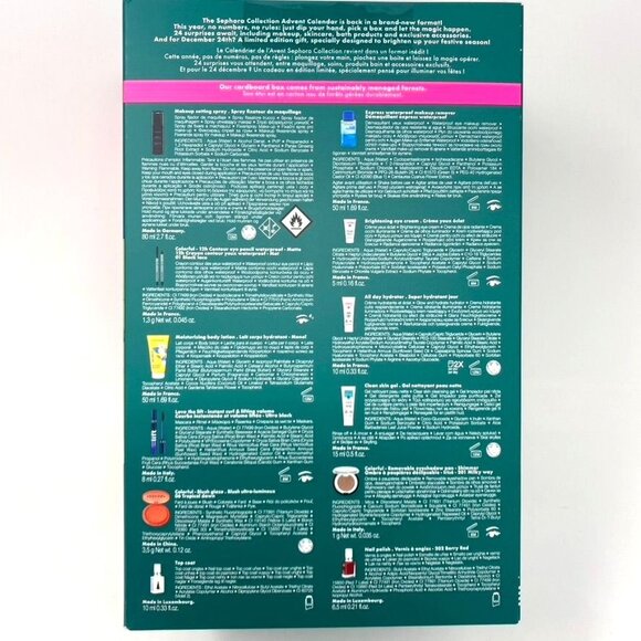 SEPHORA COLLECTION 2025 Advent Calendar 23 Surprises Holiday Open Outer Box - Picture 8 of 16